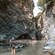 Guests explore shallow waterways at the Alcantara Gorges